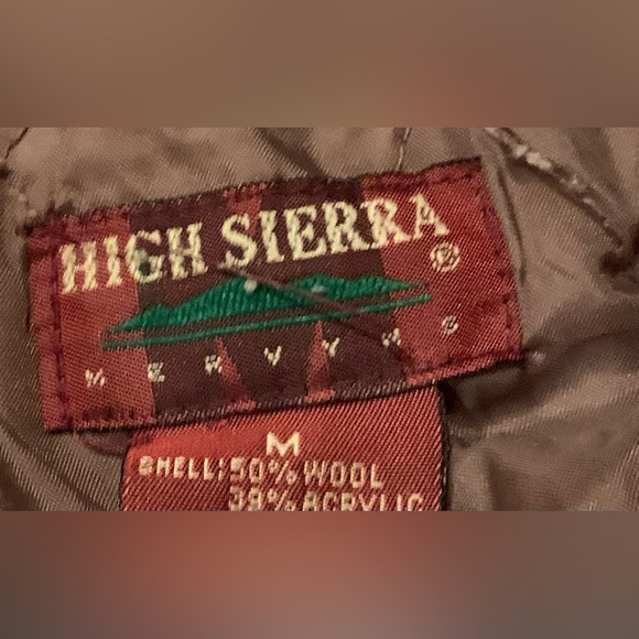 High Sierra Orange and Gray Plaid Shirt Jacket - Picture 3 of 3